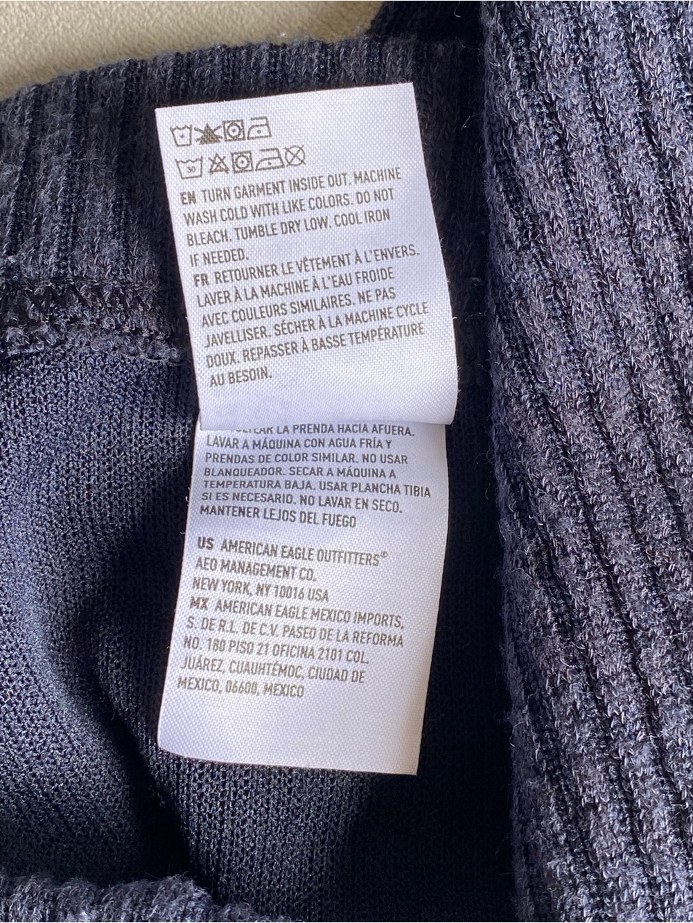 American Eagle Ribbed Flare Pants Size S - Picture 9 of 10